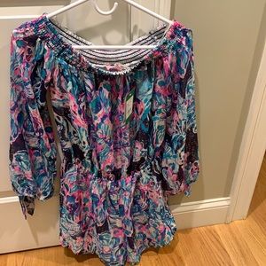 colorful Lilly Pulitzer romper